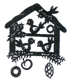 Laubsäge Vorlage Vogelhaus