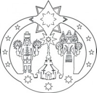 Vorlage Fensterbild  Lichterfiguren Vorlage Fensterbild  Lichterfiguren