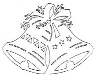 Vorlage Fensterbild Glockenpaar Vorlage Fensterbild Glockenpaar