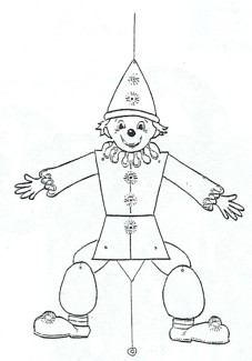 Hampelmann 1 | Fensterbilder | Vorlagen | Schlüsseldienst