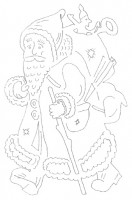 Vorlage Fensterbild Weihnachtsmann Vorlage Fensterbild Weihnachtsmann