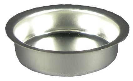 Lichtertülleneinsatz 40mm, H 18mm Weißblech