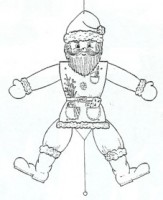 Weihnachts-Hampelmann Weihnachts-Hampelmann