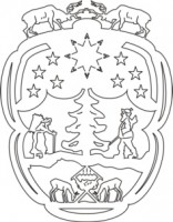 Vorlage Fensterbild  Jäger und Holzweibel Vorlage Fensterbild  Jäger und Holzweibel