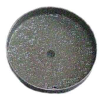 Räucherkerzenunterblech mit Loch Durchmesser 22mm