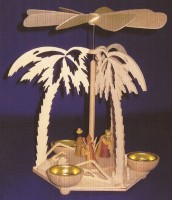 Laubsägevorlage für Pyramide  "Palmen" Laubsägevorlage für Pyramide  "Palmen"