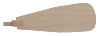 Pyramidenflügel Sperrholz, Blattlänge:100 mm, mit Schaft