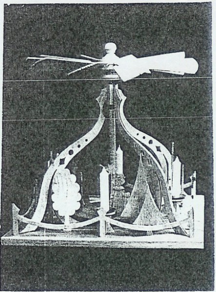 Laubsägevorlage Pyramide 3- Stöckig