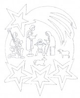 Vorlage Fensterbild Stille Nacht Vorlage Fensterbild Stille Nacht