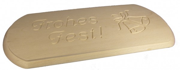 Stollenbrett mit Schriftzug 52,0 x 22,3 cm